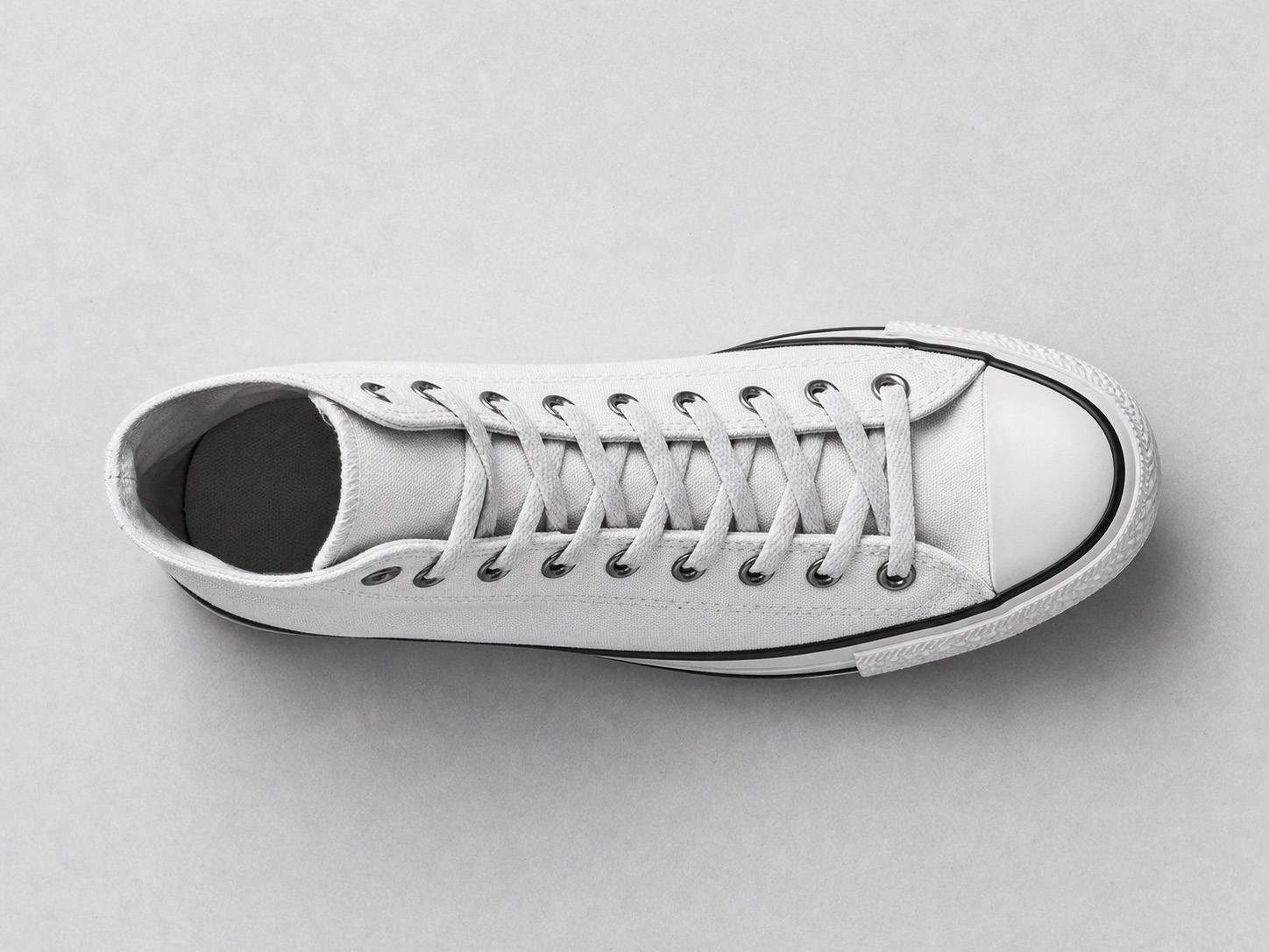 Generated top-down preview of the canvas sneaker